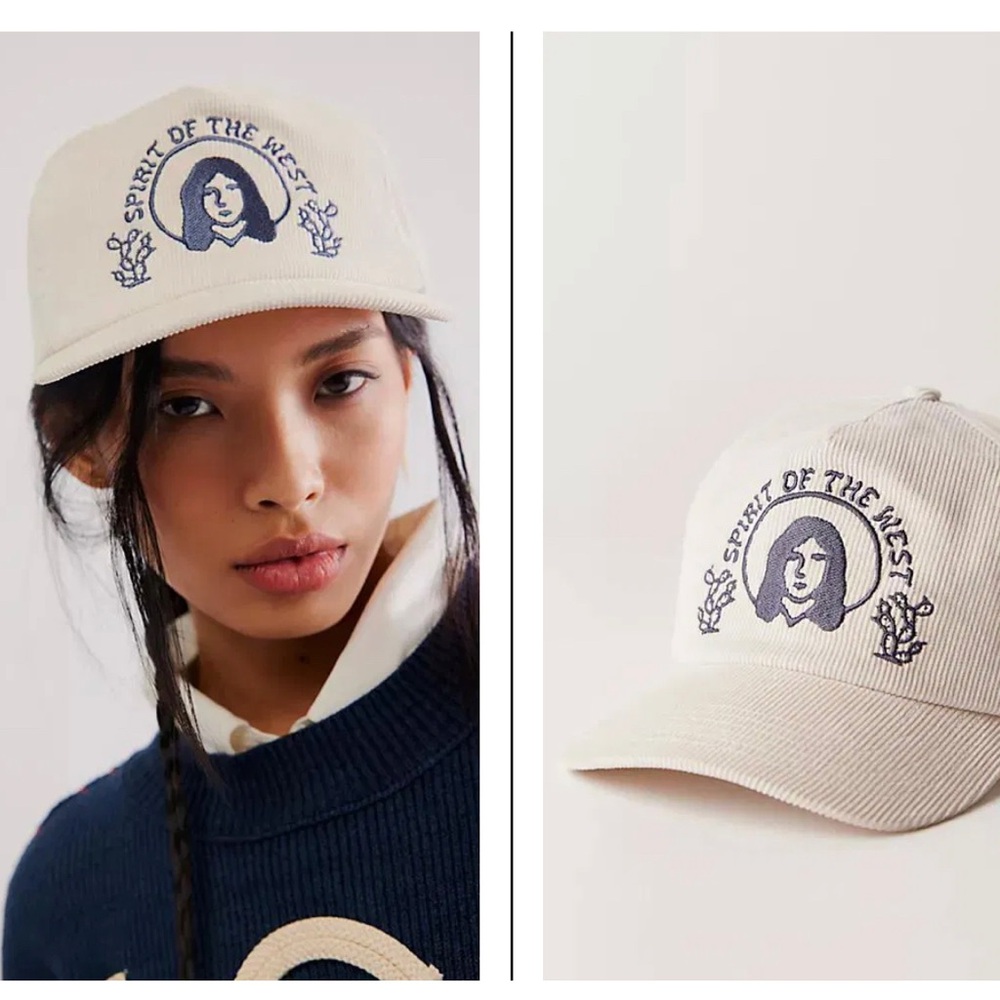 Free People Spirit of the West Beige Cap